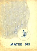 Mater Dei Catholic High School 1956 yearbook cover photo