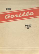 Gregory High School 1947 yearbook cover photo