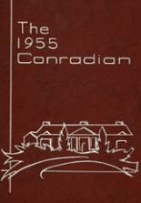 Conrad High School 1955 yearbook cover photo