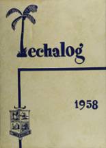Miami Technical High School 1958 yearbook cover photo