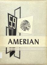 Amery High School 1959 yearbook cover photo