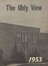 Ubly High School 1953 yearbook cover photo