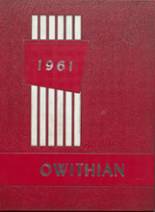 Owen-Withee High School 1961 yearbook cover photo