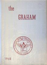 Graham High School 1968 yearbook cover photo