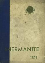 Sherman Central High School 1959 yearbook cover photo