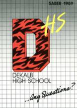 Dekalb High School 1989 yearbook cover photo