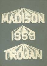 Madison High School 1959 yearbook cover photo