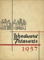 Woodward High School 1957 yearbook cover photo