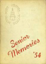 Port Jervis High School 1954 yearbook cover photo