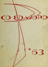 1963 St. Edward Central High School Yearbook from Elgin, Illinois cover image