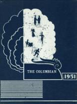 Columbiaville High School 1951 yearbook cover photo
