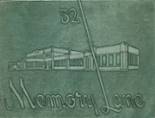 1952 Washington High School Yearbook from South bend, Indiana cover image