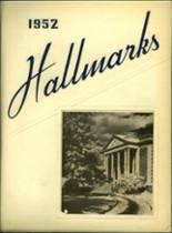 Hall High School 1952 yearbook cover photo