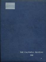 Caldwell High School 1958 yearbook cover photo