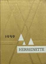Herreid High School 1959 yearbook cover photo