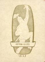 Hoffman High School 1949 yearbook cover photo