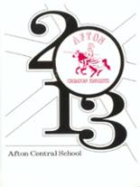 2013 Afton Central School Yearbook from Afton, New York cover image