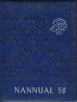 Greater Nanticoke Area High School 1958 yearbook cover photo