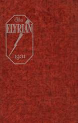 Elyria High School 1931 yearbook cover photo