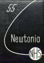 Newton High School 1955 yearbook cover photo
