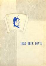 Hughes High School 1953 yearbook cover photo