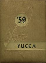 Tucumcari High School 1959 yearbook cover photo
