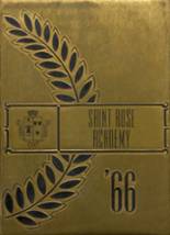 1966 St. Rose Academy Yearbook from Vincennes, Indiana cover image