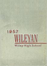 Wiley High School 1957 yearbook cover photo