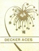 Decker High School 1964 yearbook cover photo