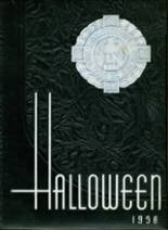 All Hallows High School 1958 yearbook cover photo