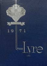 1971 Lawrence High School Yearbook from Fairfield, Maine cover image