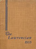 Lawrence High School 1935 yearbook cover photo