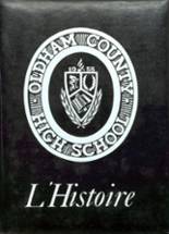 Oldham County High School 1955 yearbook cover photo
