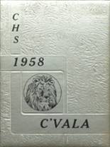 Crossville High School 1958 yearbook cover photo