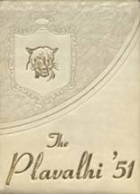 Platte Valley High School 1951 yearbook cover photo