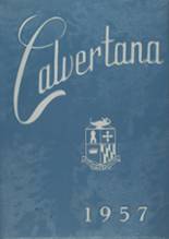 Calvert High School 1957 yearbook cover photo