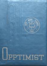 Opp High School 1961 yearbook cover photo