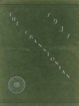 Cranston High School East 1931 yearbook cover photo