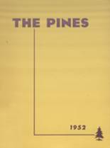 Pine Bluffs High School 1952 yearbook cover photo