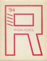 1954 Rockland High School Yearbook from Rockland, Michigan cover image
