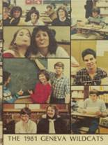 Geneva High School 1981 yearbook cover photo