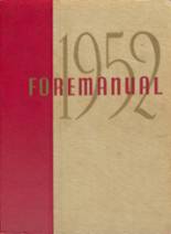 Foreman High School 1952 yearbook cover photo