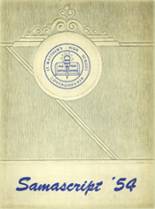 Saint Matthew School 1954 yearbook cover photo