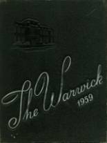 Warwick High School 1959 yearbook cover photo