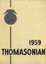 St. Thomas High School 1959 yearbook cover photo