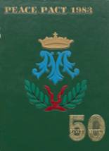 Queen of Peace High School 1983 yearbook cover photo
