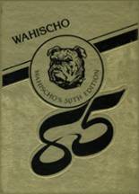 Waterloo High School 1985 yearbook cover photo