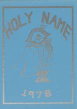 Holy Name Central Catholic High School 1978 yearbook cover photo