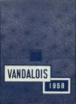 Vandalia Community High School 1958 yearbook cover photo