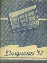Duanesburg Central High School 1952 yearbook cover photo